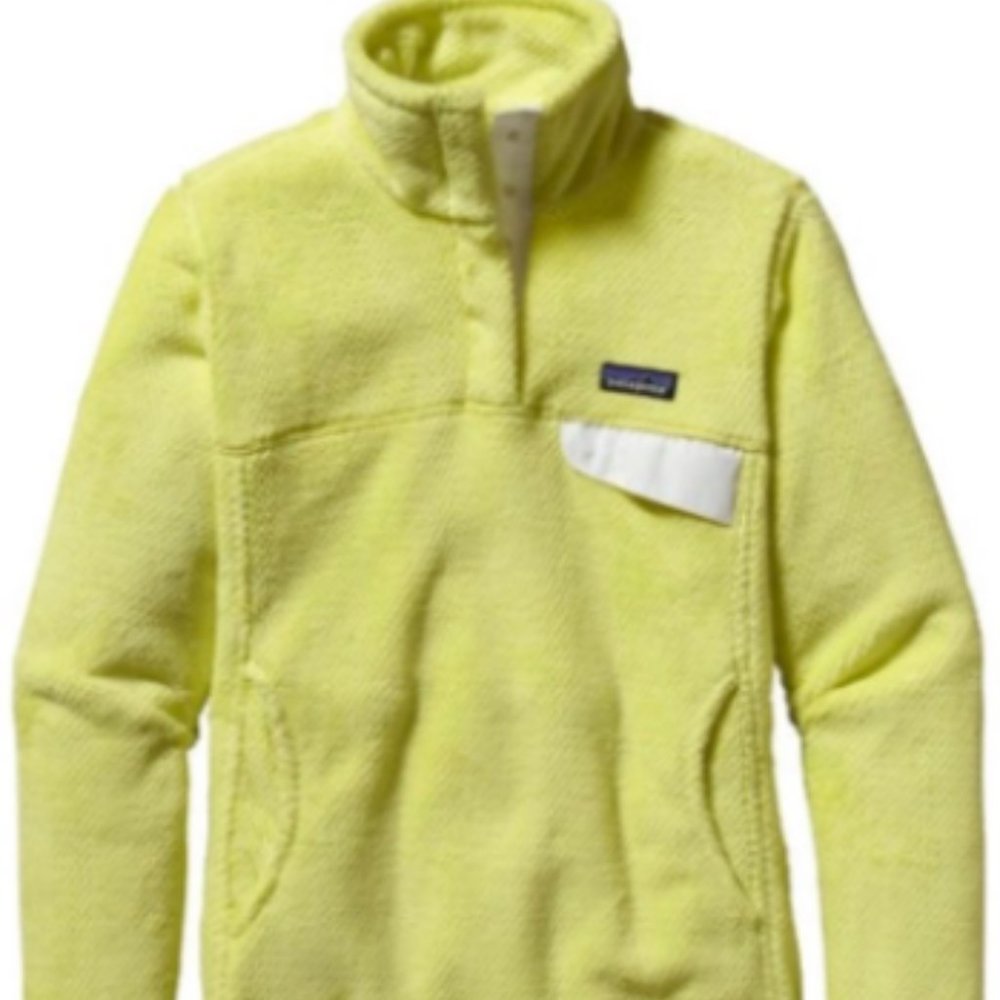 Yellow Patagonia Snap-T Pullover